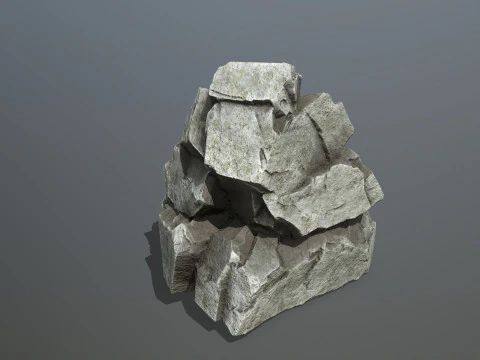 White rock 3D Model