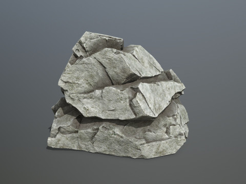 White rock 3Dモデル