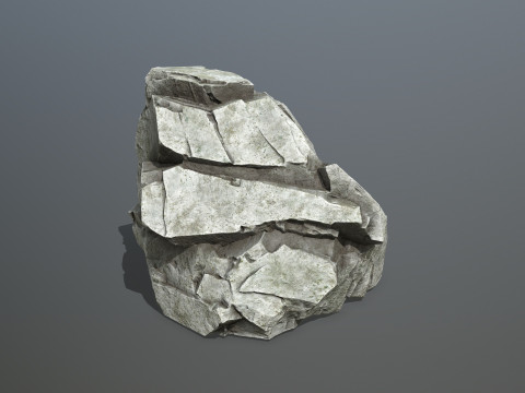 White rock 3Dモデル