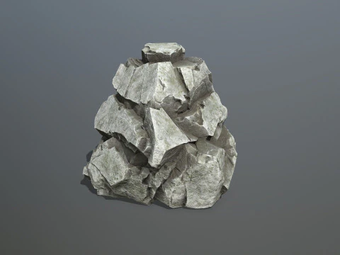 White rock 3D Model