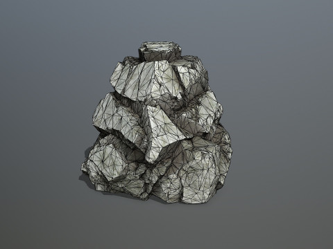 White rock 3Dモデル
