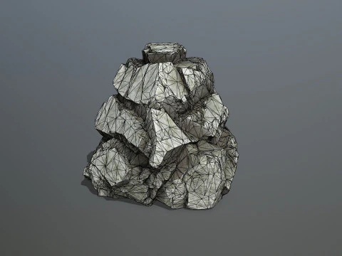 White rock 3D Model