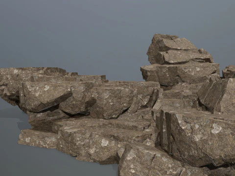 Desert rocks 3D Model