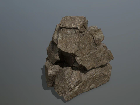 Desert rocks 3D Model