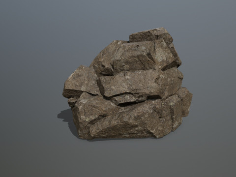 Desert rocks 3D-Modell