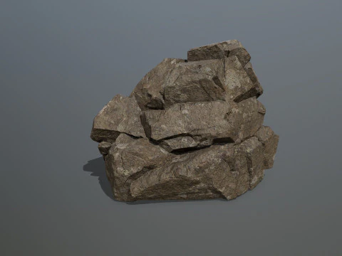 Desert rocks 3D Model