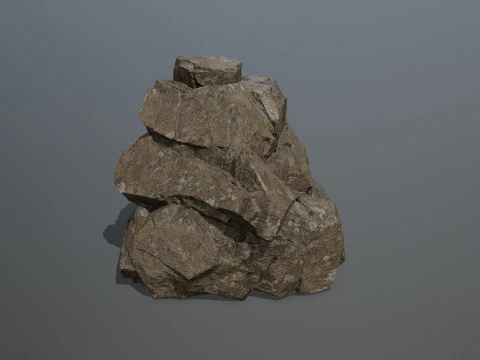 Desert rocks 3D Model