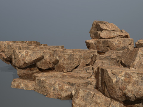 Desert rocks 3D Model