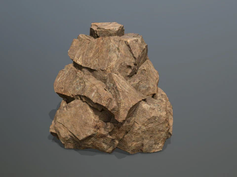Desert rocks 3D Model