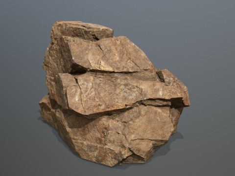 Desert rocks 3D Model