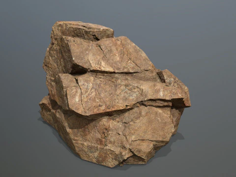 Desert rocks 3D Model