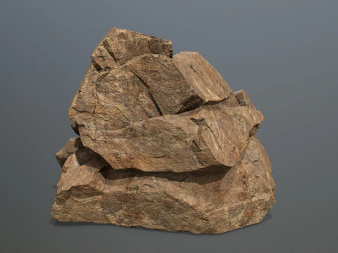 Desert rocks 3D Model