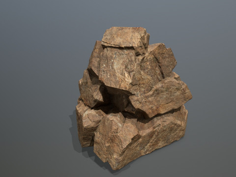 Desert rocks 3D Model
