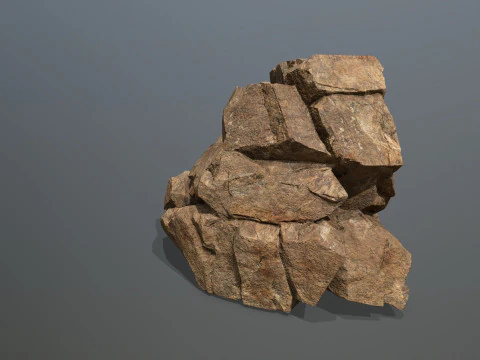 Desert rocks 3D Model