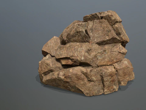 Desert rocks 3D Model