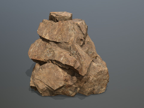 Desert rocks 3D Model