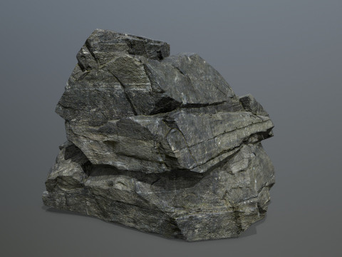 Cliff rocks 3D Model
