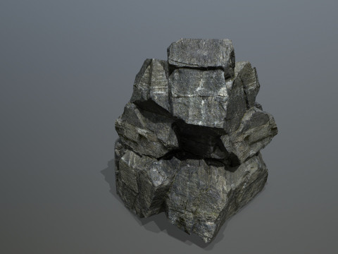 Cliff rocks 3D Model