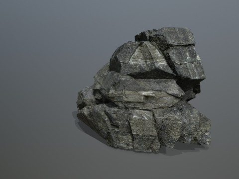 Cliff rocks 3D Model