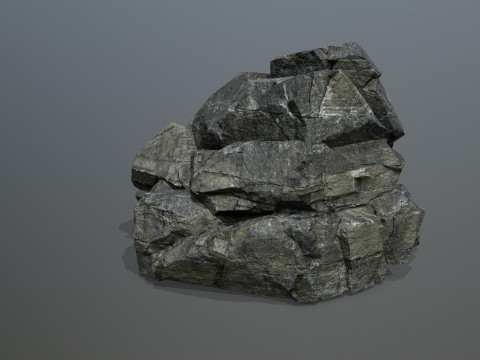 Cliff rocks 3D Model