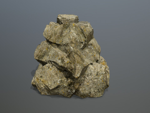 Forest rocks 3D मॉडल
