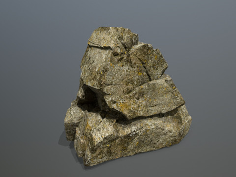 Forest rocks 3D मॉडल