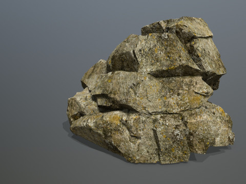 Forest rocks 3D मॉडल