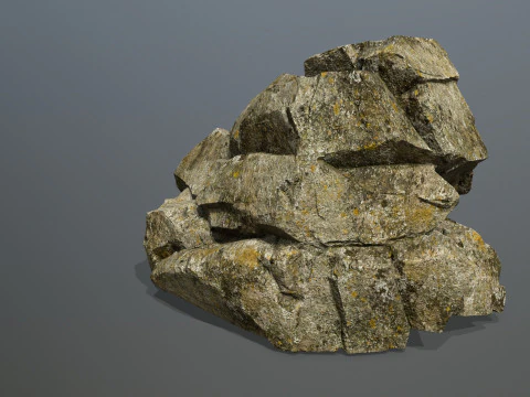 Forest rocks 3D Model