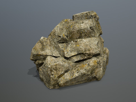 Forest rocks 3D मॉडल