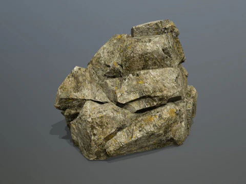 Forest rocks 3D Model