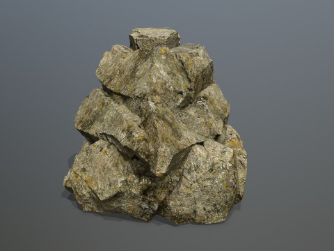 Forest rocks 3D मॉडल