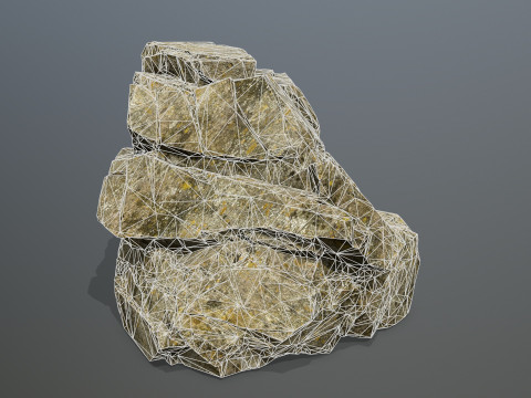 Forest rocks 3D मॉडल