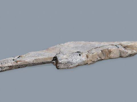 Desert cliff rocks 3D Model