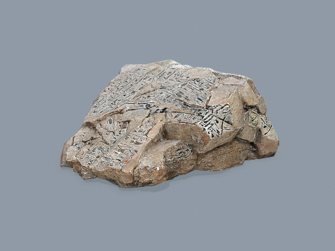 Desert cliff rocks 3D Model
