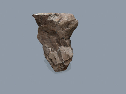 Desert cliff rocks 3D Model