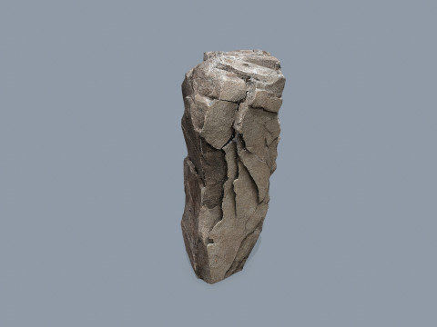 Desert cliff rocks 3D Model