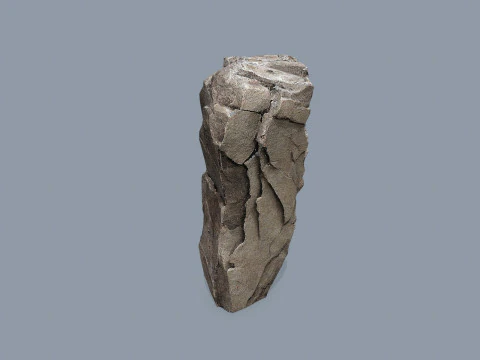 Desert cliff rocks 3D Model