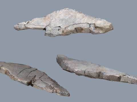 Desert cliff rocks 3D Model