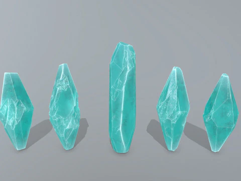 Kristallset 3D Modell