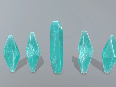 Kristallset 3D Modell