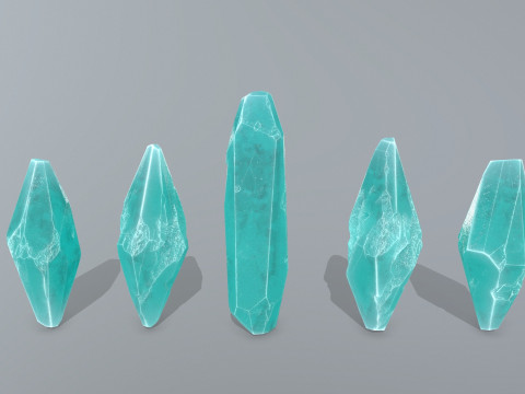 Crystal set 3D Модель