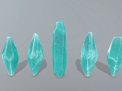 Kristallset 3D Modell