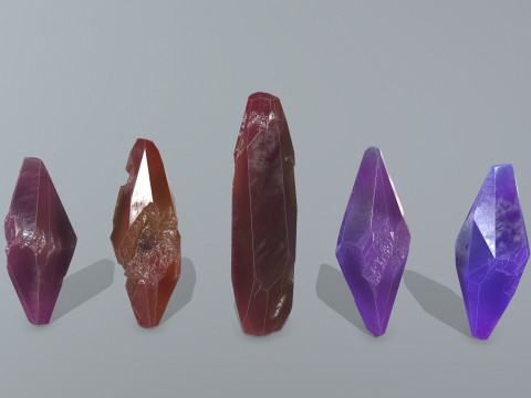Crystal set 3D 模型