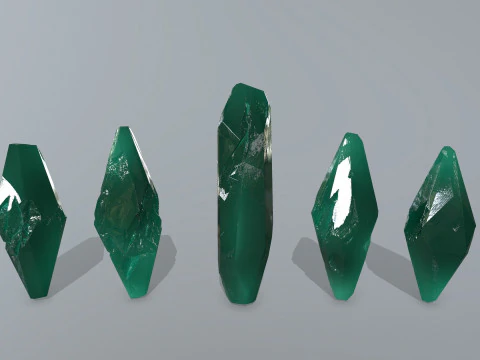 Kristallen set 3D Model