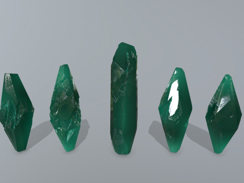 Crystal set 3D 모델