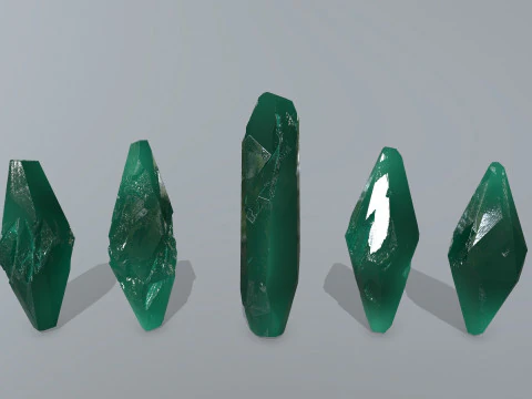 Crystal set 3D Model