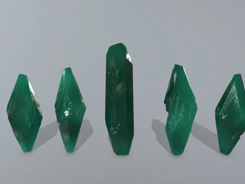 Crystal set 3D Model