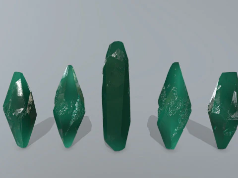 Crystal set 3D Model