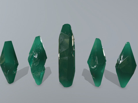 Crystal set 3D 모델