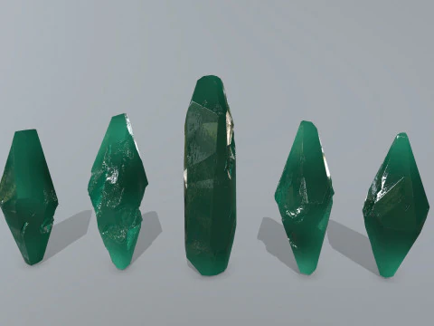 Crystal set 3D Model